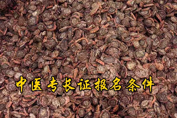 徐州中医专长证报名条件要求