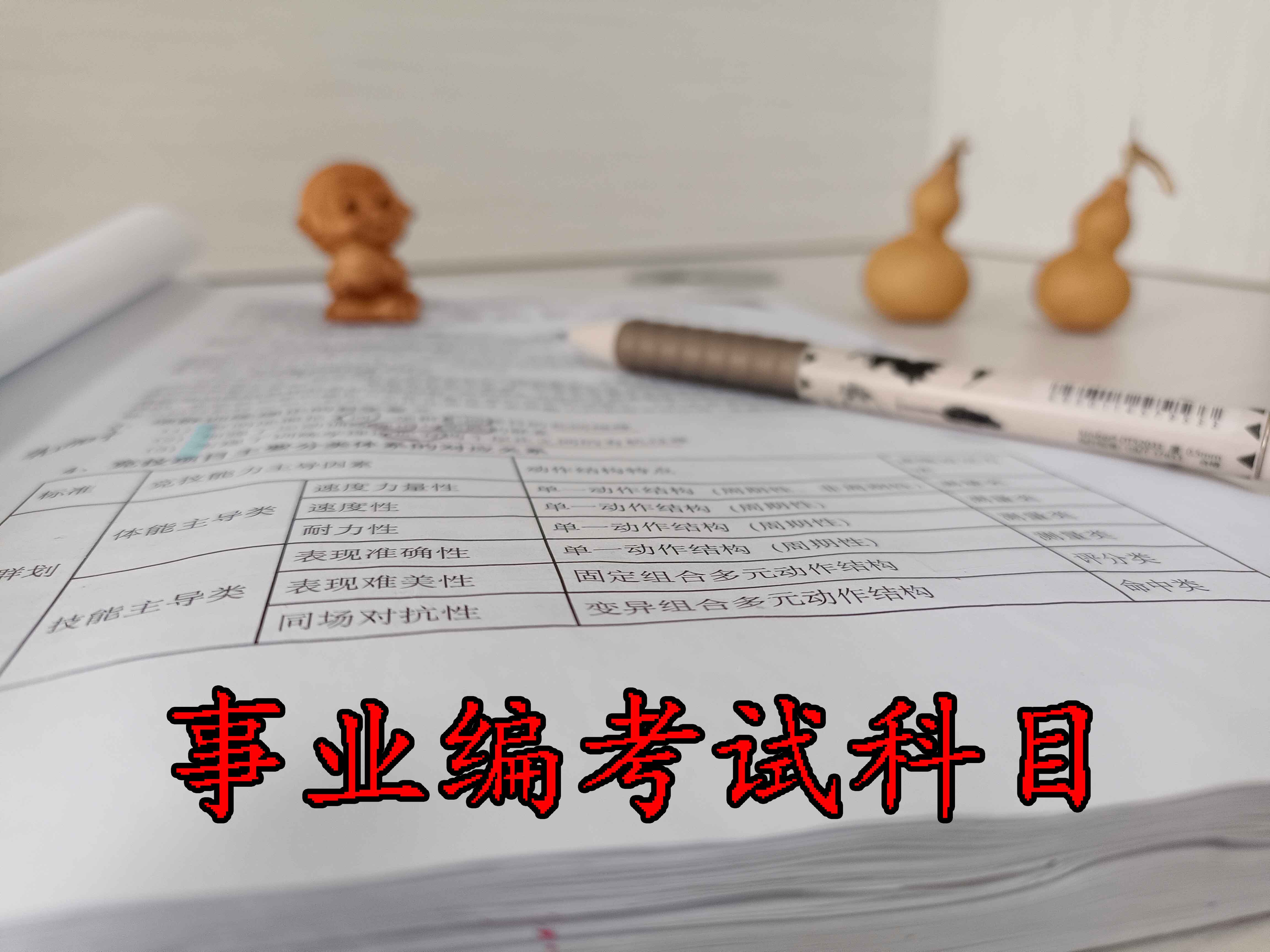 常德考事业编需要考哪些科目？