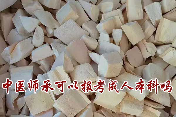 中医师承可以报考成人本科吗？